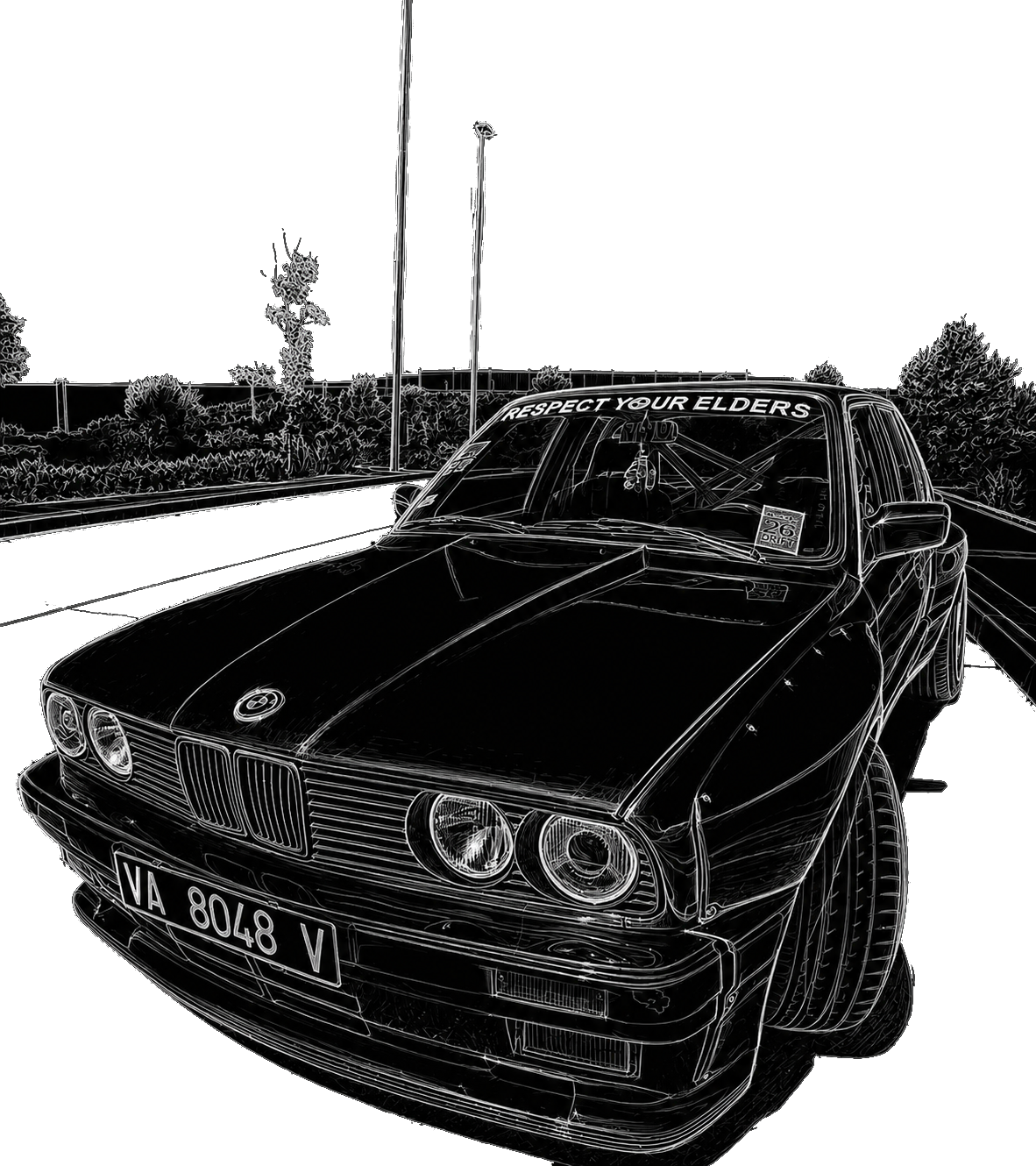 BMW con kit Pandem