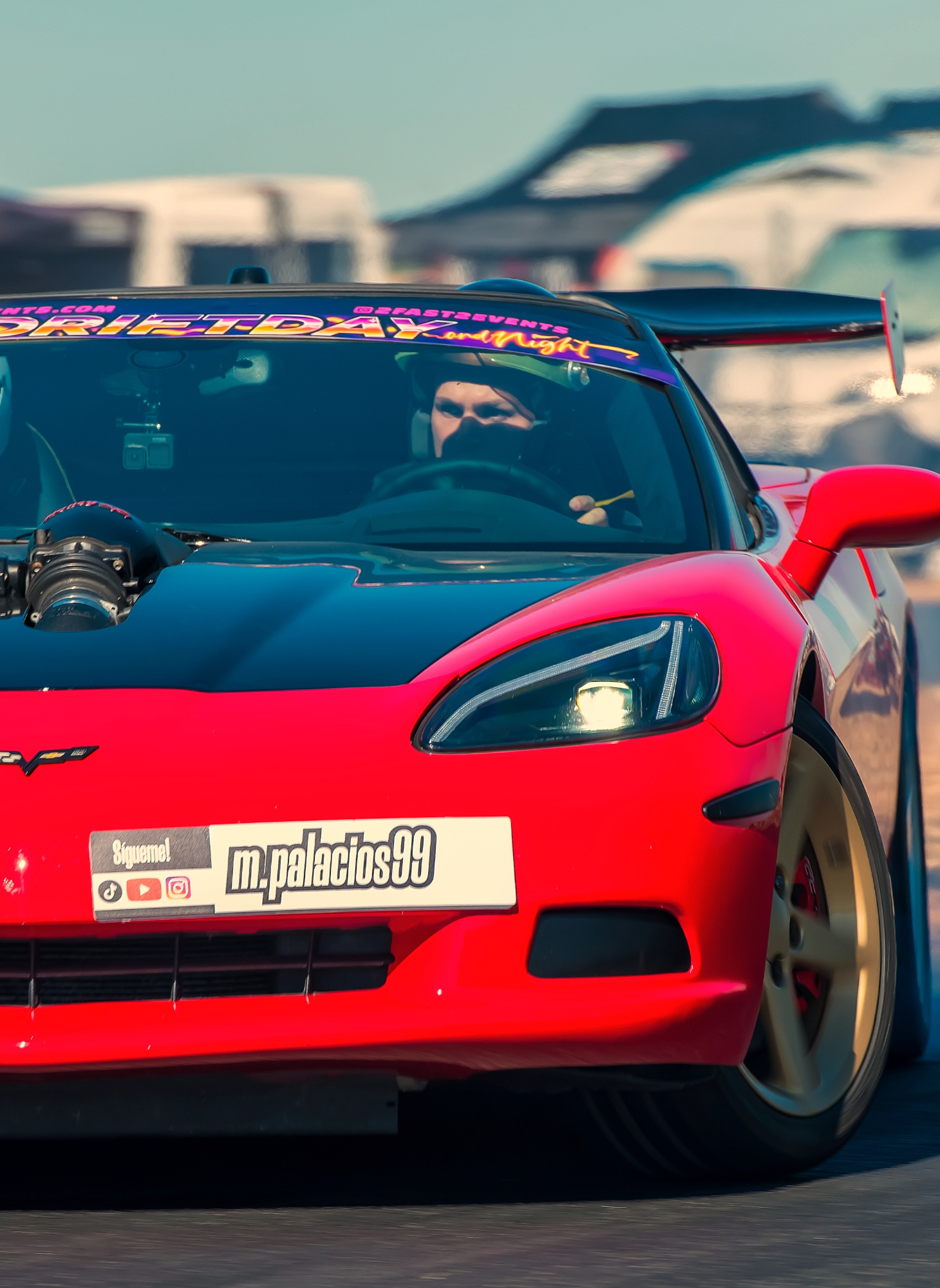 Corvette Widebody con admisión custom